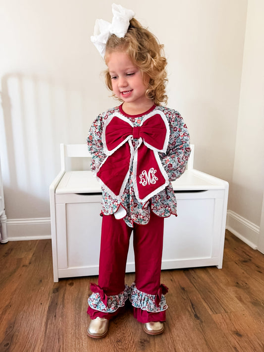 RTS FLORAL BOW 3 PC SET