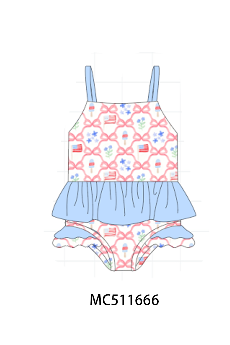 ETA May PO75 Blue floral bow tie collection 1