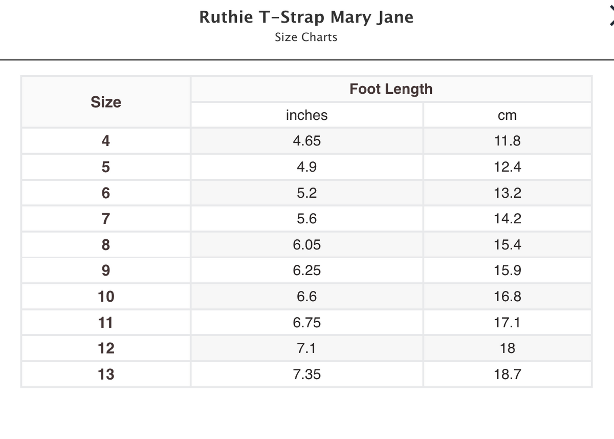 Ruthie T-Strap Mary Jane