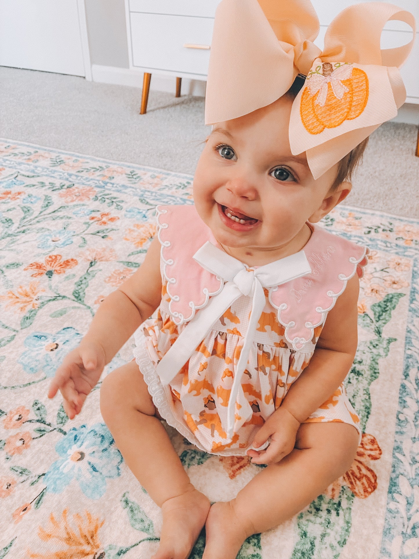 RTS PUMPKIN BABY DIAPER SET