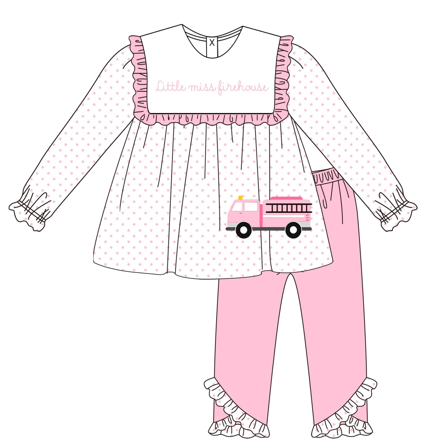 PO #26 ETA LATE NOVEMBER/ EARLY DECEMBER PINK LITTLE MISS FIREHOUSE