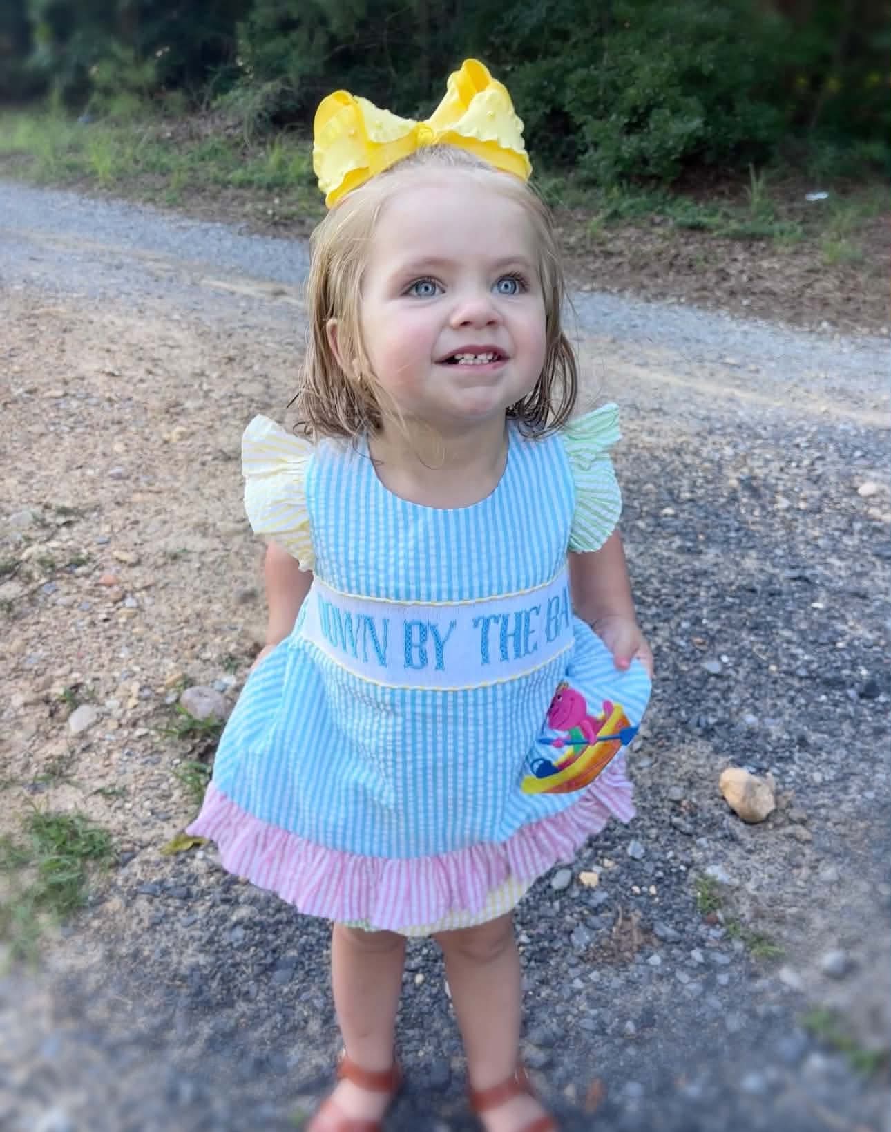RTS DOWN BY THE BAY HAND-SMOCK DIAPER SET