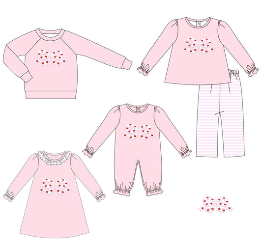 $22 SALE PREORDER ETA FEBRUARY 2027: PINK HEART BOW