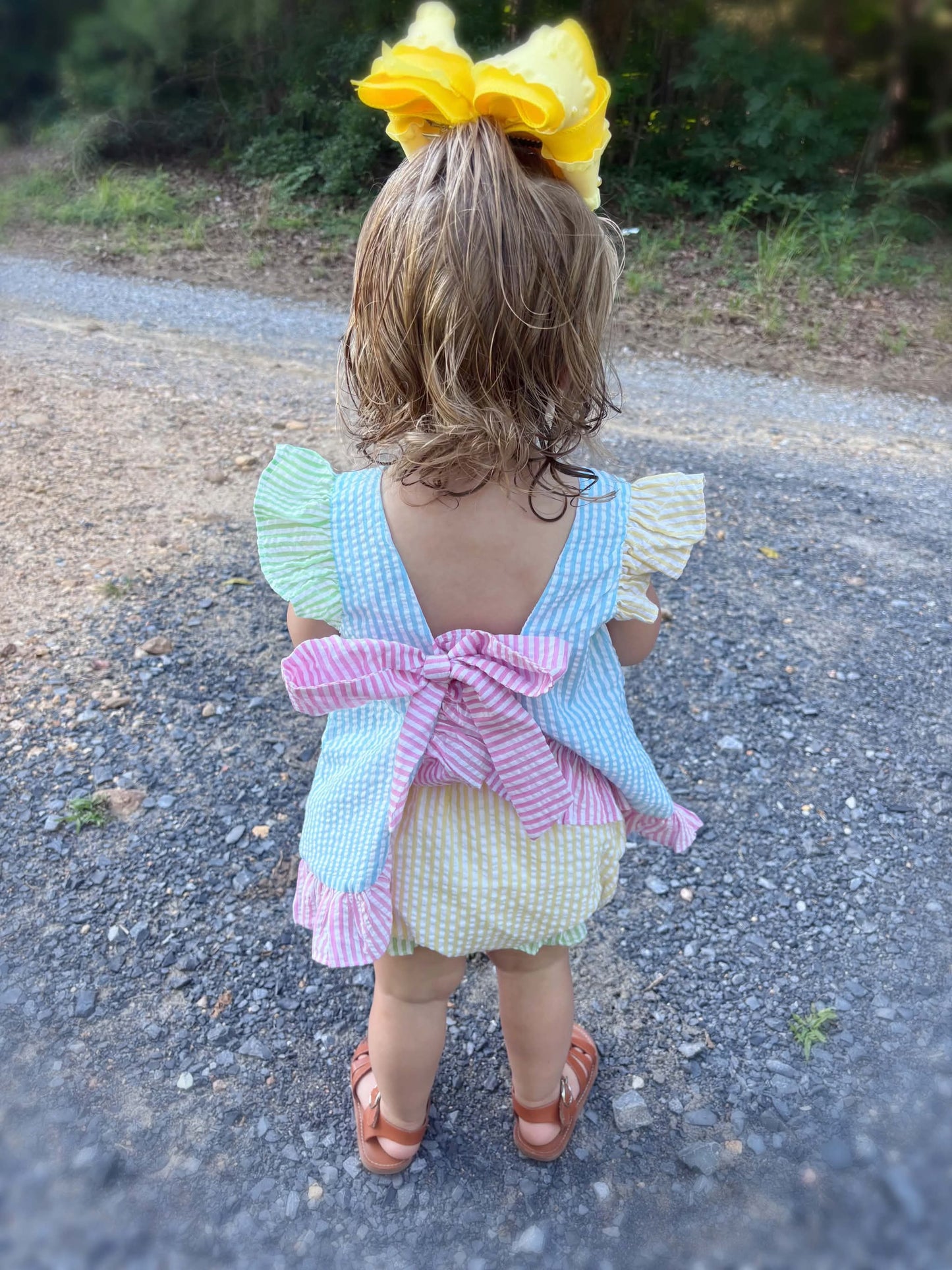 RTS DOWN BY THE BAY HAND-SMOCK DIAPER SET
