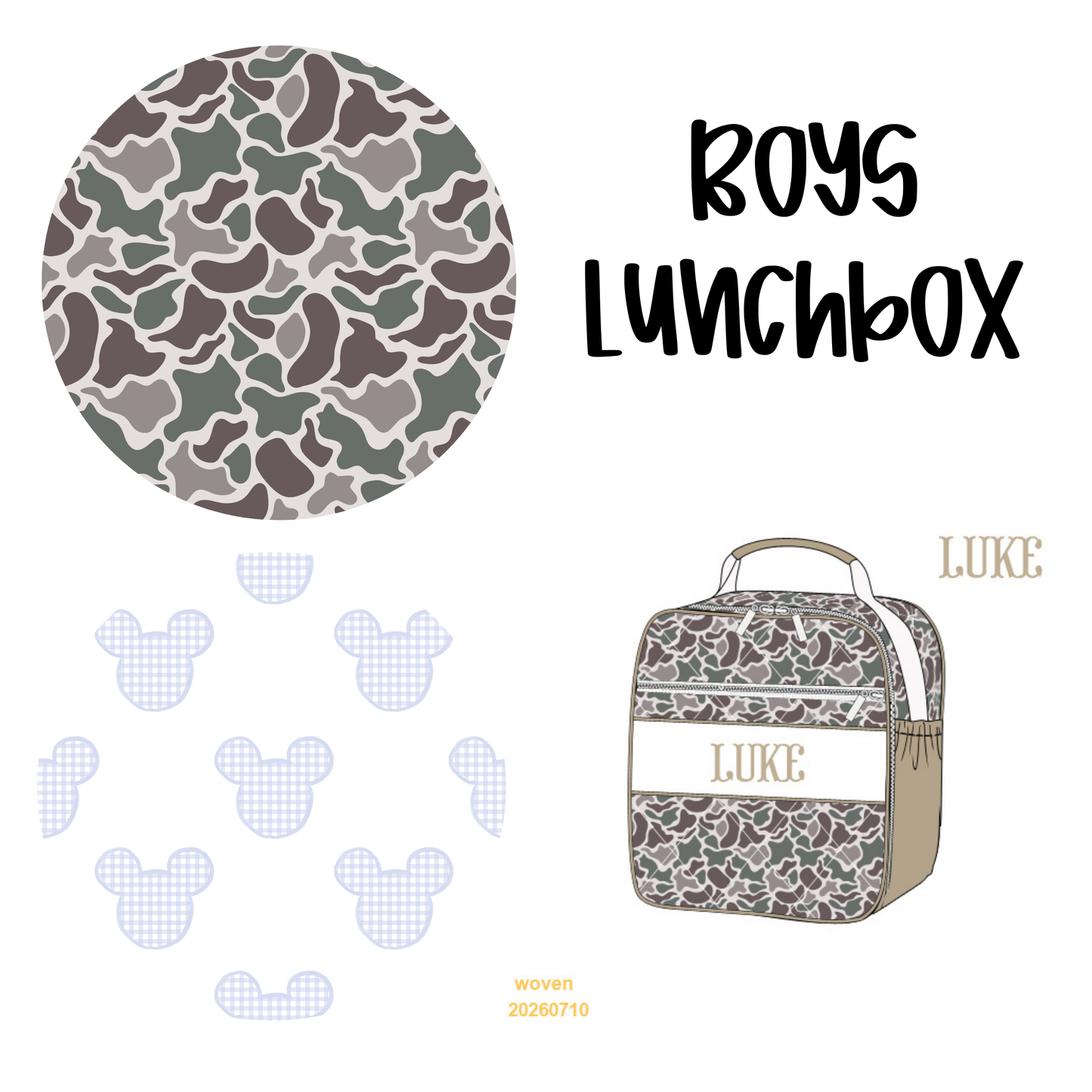 PREORDER #28 DALLY JAE BOYS SMOCKED LUGGAGE