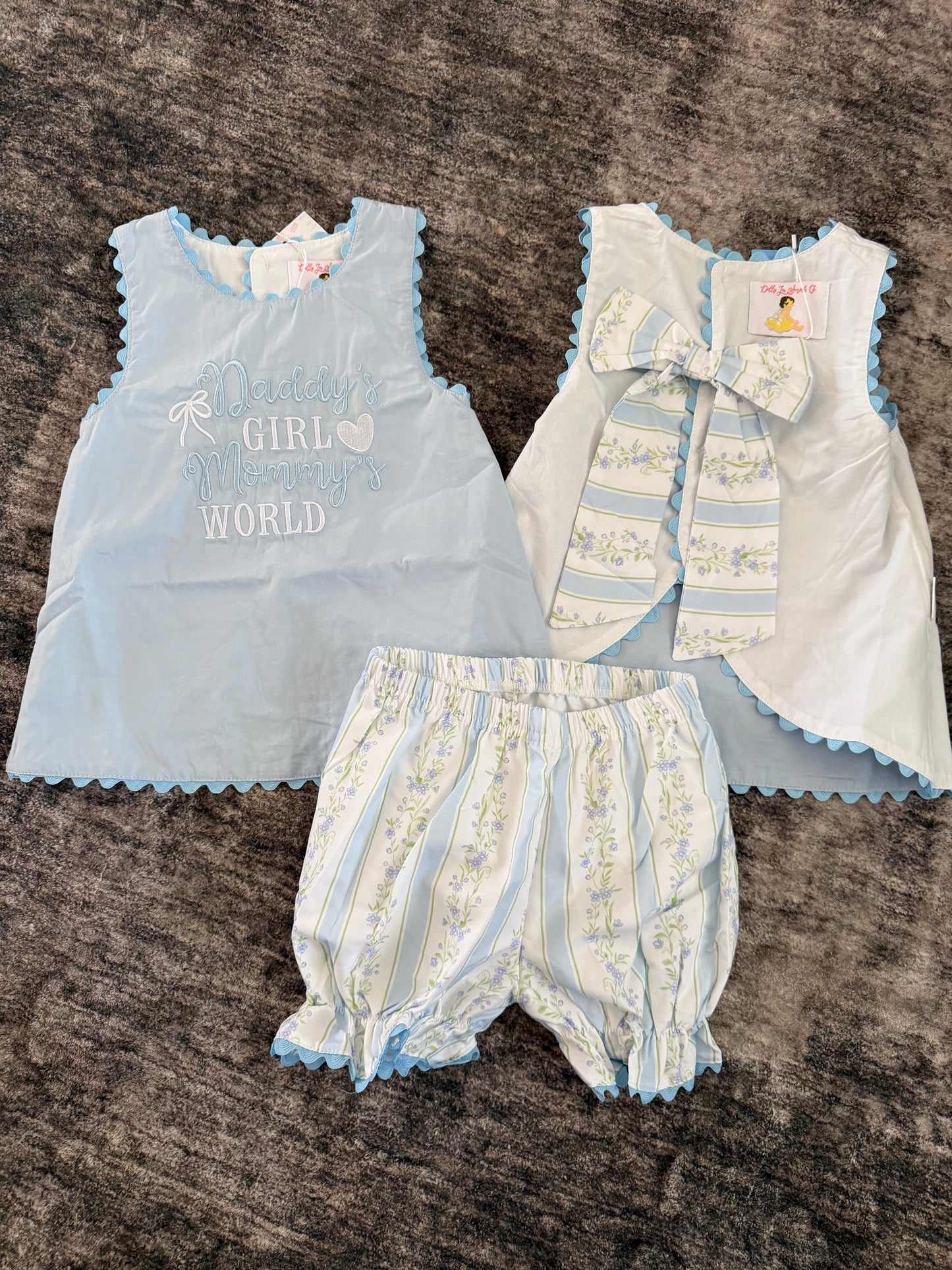 RTS THANK HEAVEN/ DADDY’S GIRL REVERSIBLE OUTFIT