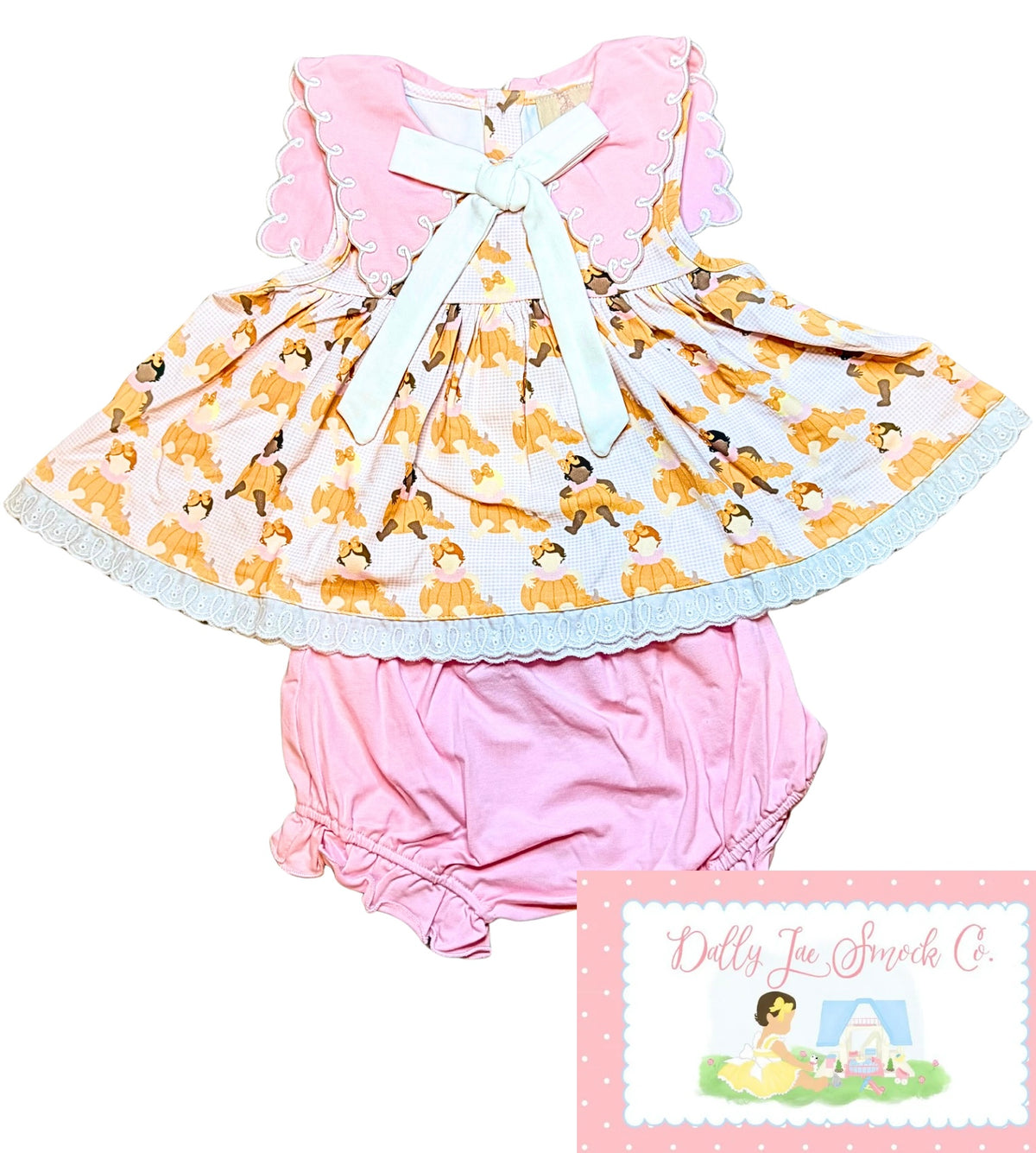 RTS PUMPKIN BABY DIAPER SET