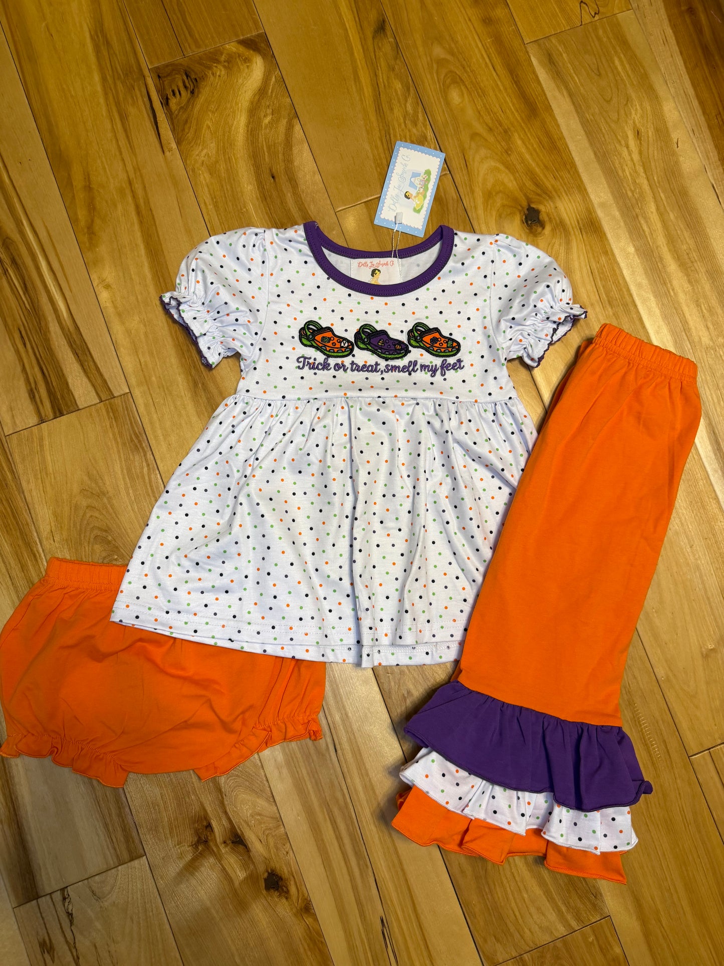 RTS TRICK OR TREAT SMELL MY FEET 3 PC SET