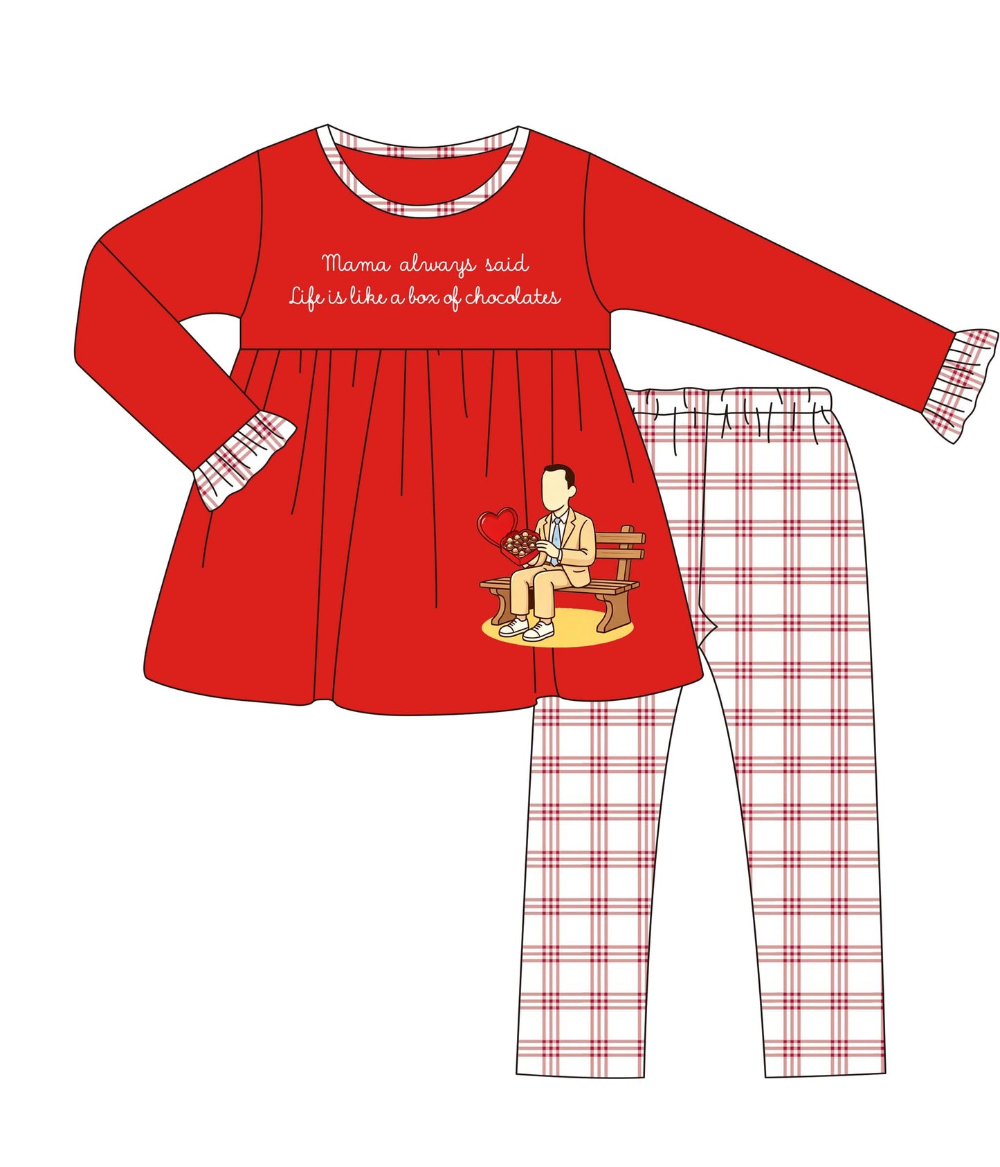 PREORDER #31 ETA JANUARY 2027 MAMA ALWAYS SAID GIRL PANT SET