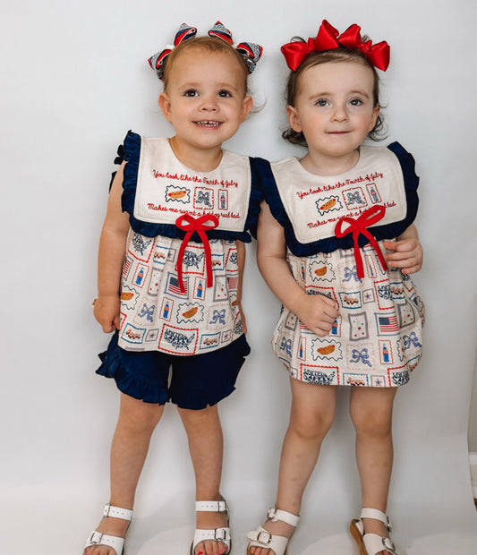 RTS HOTDOG GIRL SHORT SET