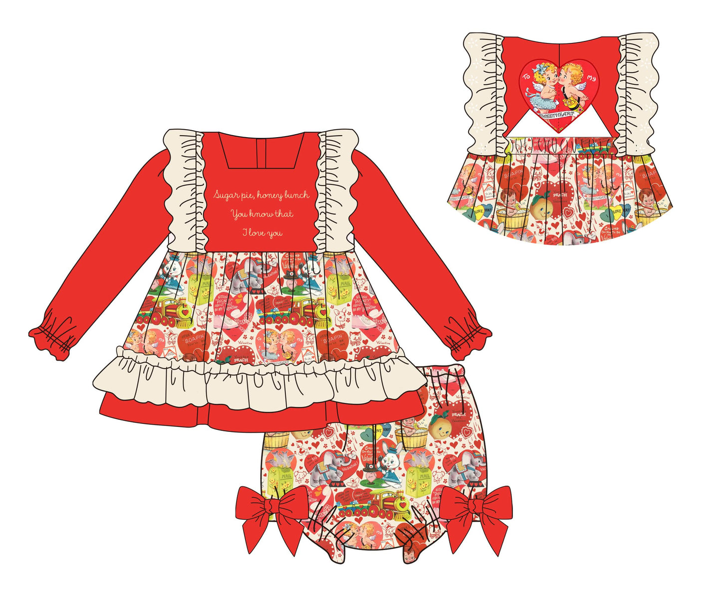 PREORDER #31 ETA JANUARY 2027 SUGAR PIE DIAPER SET