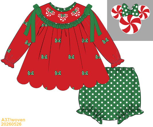 PREORDER #25 ETA OCTOBER 2026 MOUSE CHRISTMAS DIAPER SET