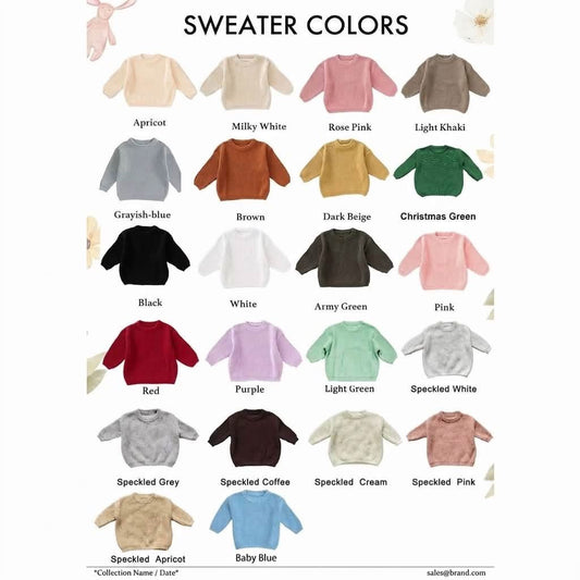 Preoeder ETA Early November: Name Sweater