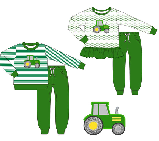 $22 SALE PREORDER ETA FEBRUARY 2027: TRACTOR PANT SETS