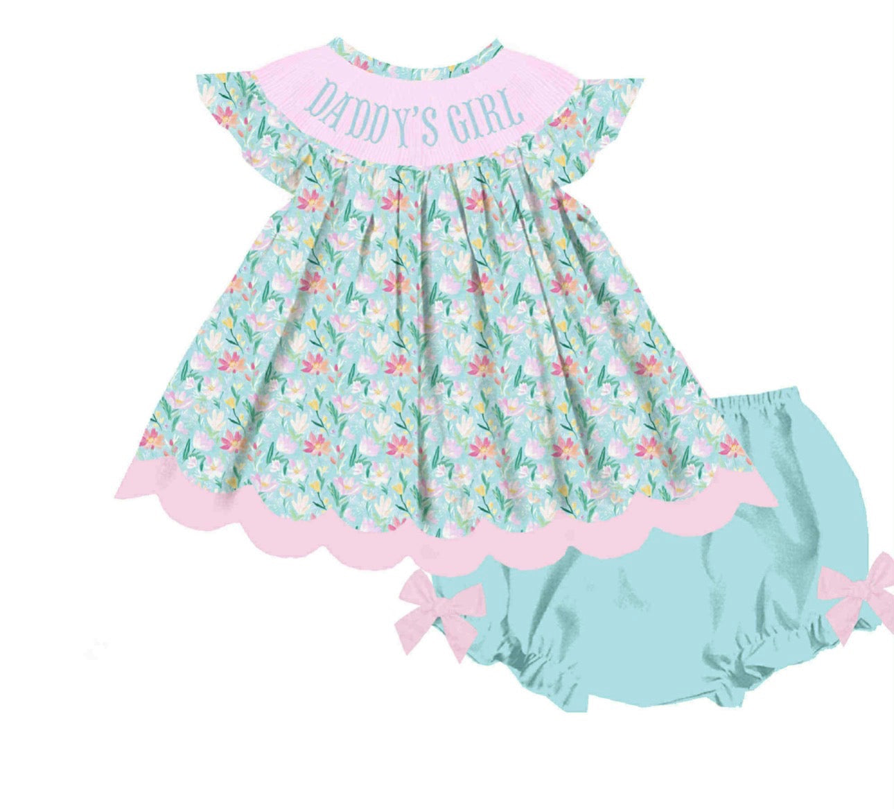 BLOSSOM KISSES CUSTOM NAME SMOCK ( ETA MARCH 2026)