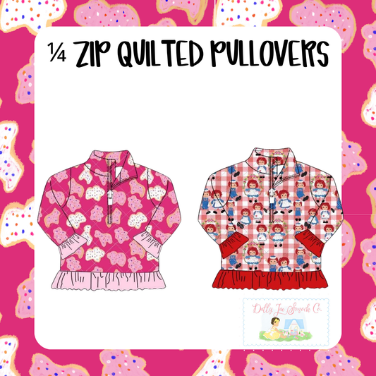 DOTD QUILTED 1/4 ZIP JACKET PREORDER ETA LATE NOVEMBER