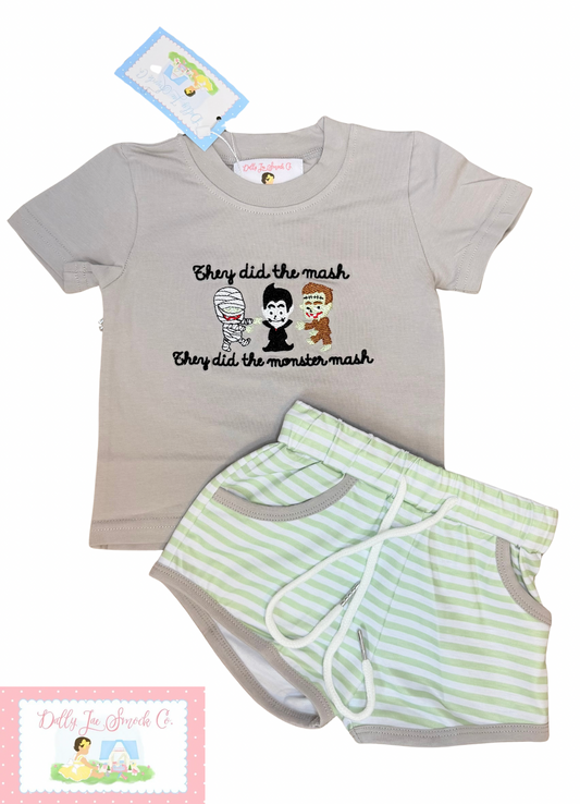 RTS BOY MONSTER MASH SHORT SET