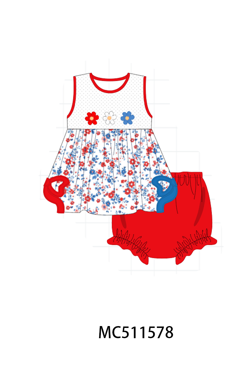ETA May PO75 Patriotic floral embroidery collection
