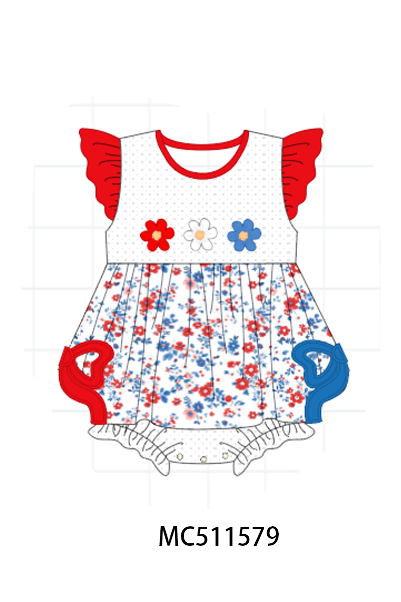 ETA May PO75 Patriotic floral embroidery collection