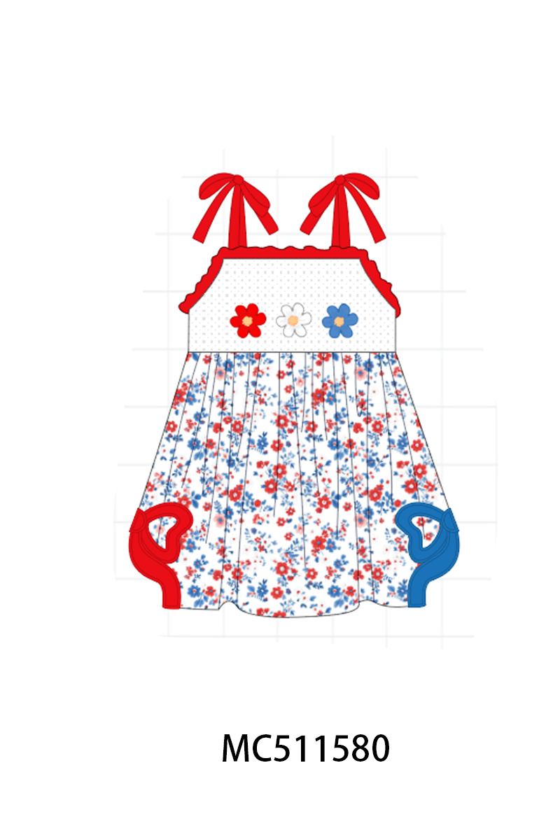 ETA May PO75 Patriotic floral embroidery collection