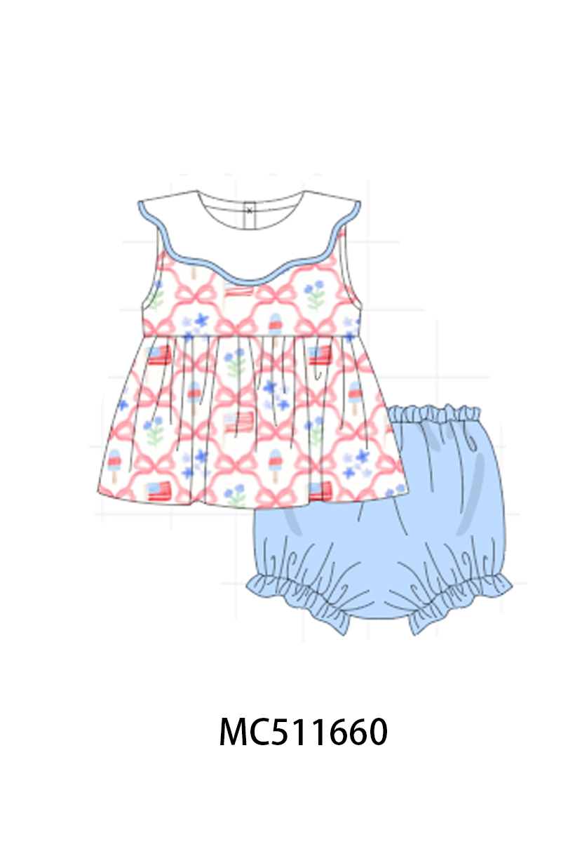 ETA May PO75 Blue floral bow tie collection 1