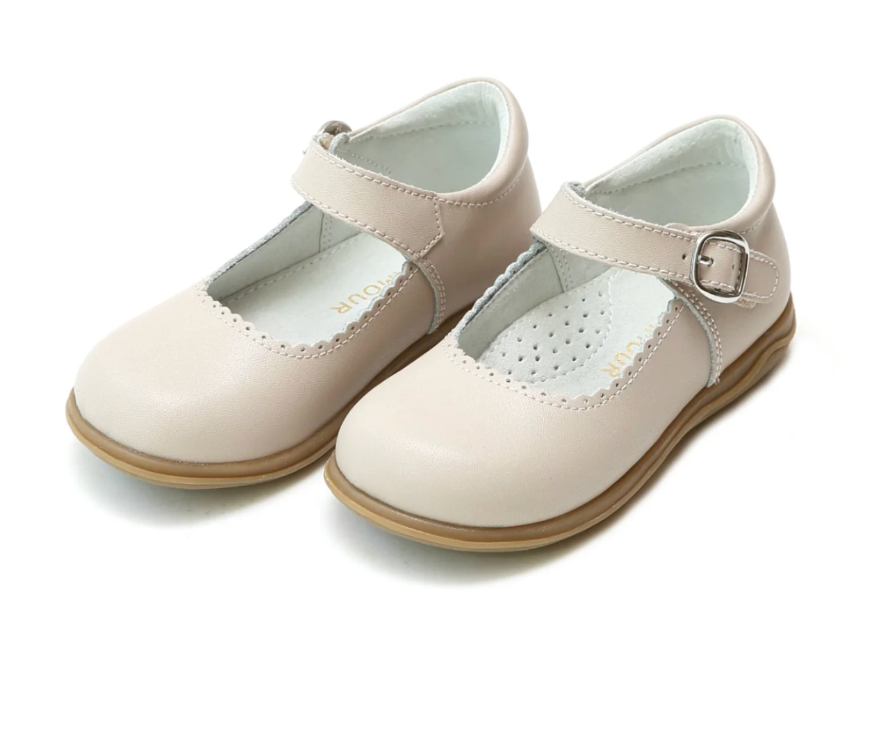 Chloe Classic Scalloped Leather Mary Jane