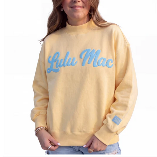 LULU MAC SCRIPT SWEATSHIRT