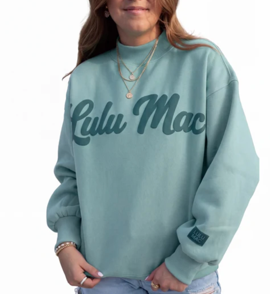LULU MAC SCRIPT SWEATSHIRT