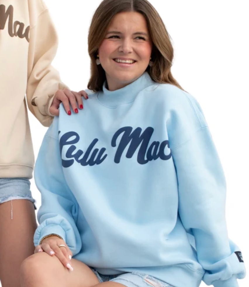 LULU MAC SCRIPT SWEATSHIRT