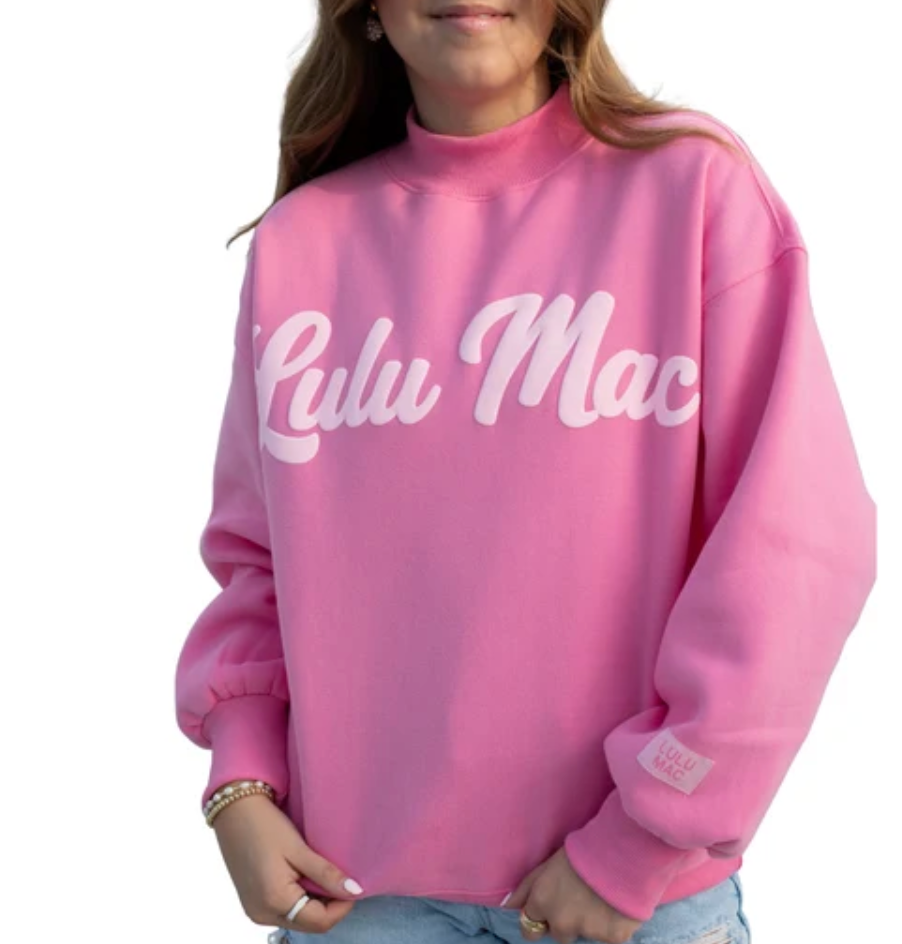 LULU MAC SCRIPT SWEATSHIRT