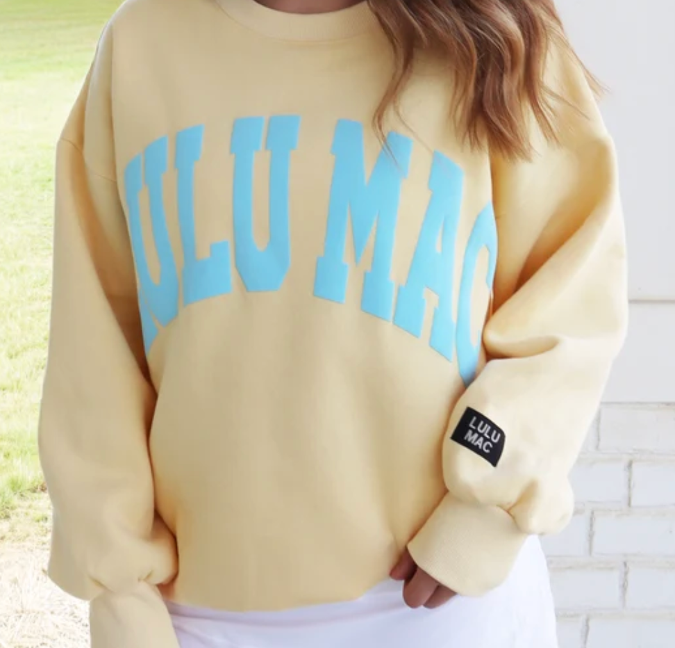 LULU MAC PUFF SWEATSHIRT