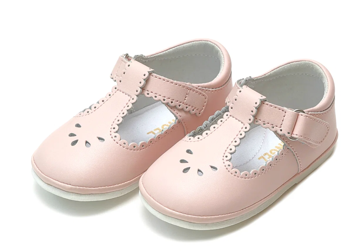 Dottie Scalloped T-Strap Mary Jane (Baby)
