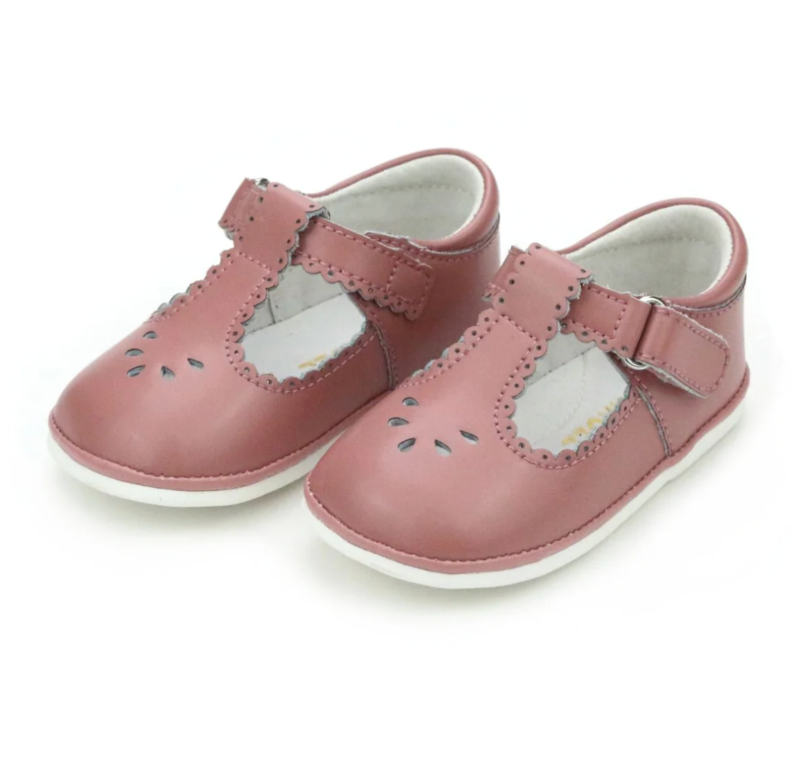 Dottie Scalloped T-Strap Mary Jane (Baby)