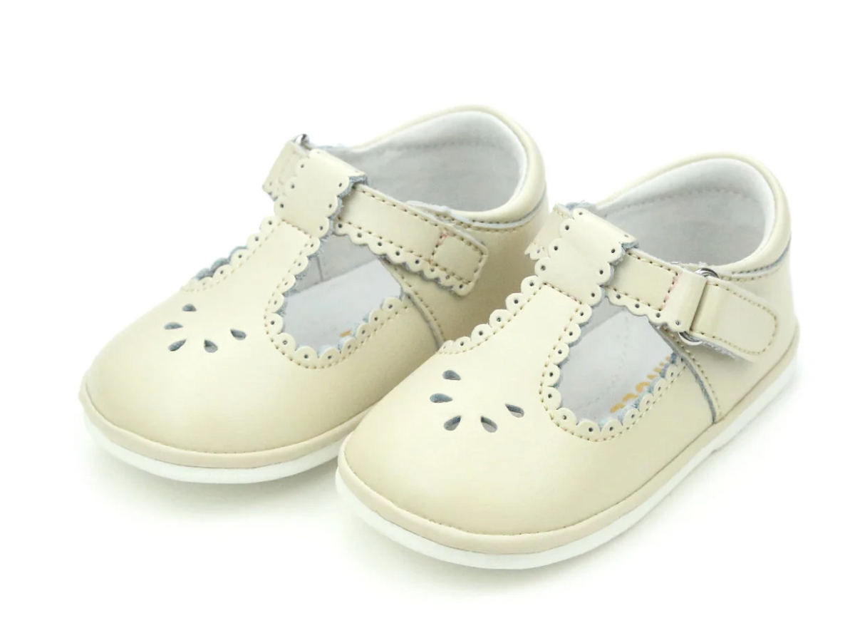 Dottie Scalloped T-Strap Mary Jane (Baby)