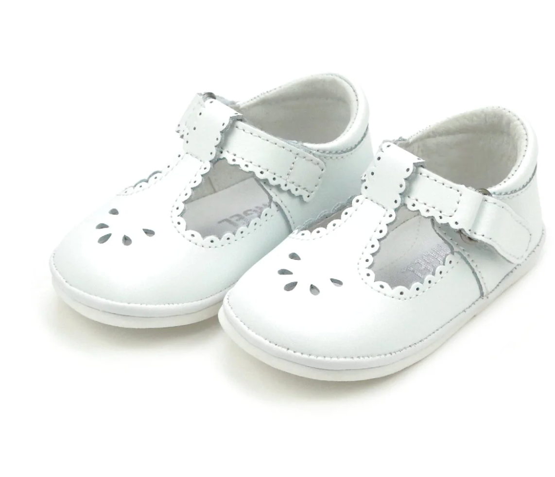 Dottie Scalloped T-Strap Mary Jane (Baby)