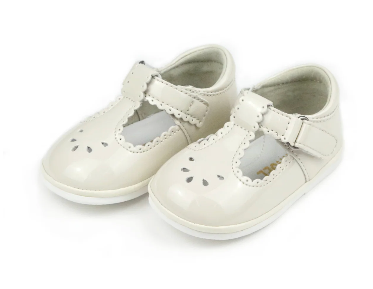 Dottie Scalloped T-Strap Mary Jane (Baby)