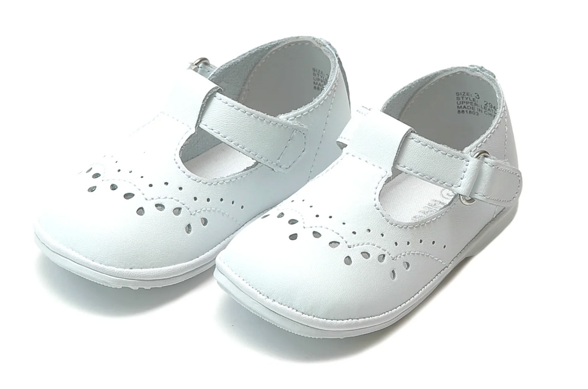 Birdie Leather T-Strap Mary Jane (Baby)