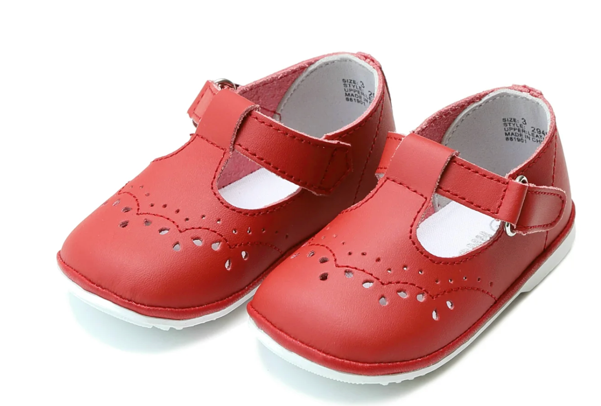 Birdie Leather T-Strap Mary Jane (Baby)