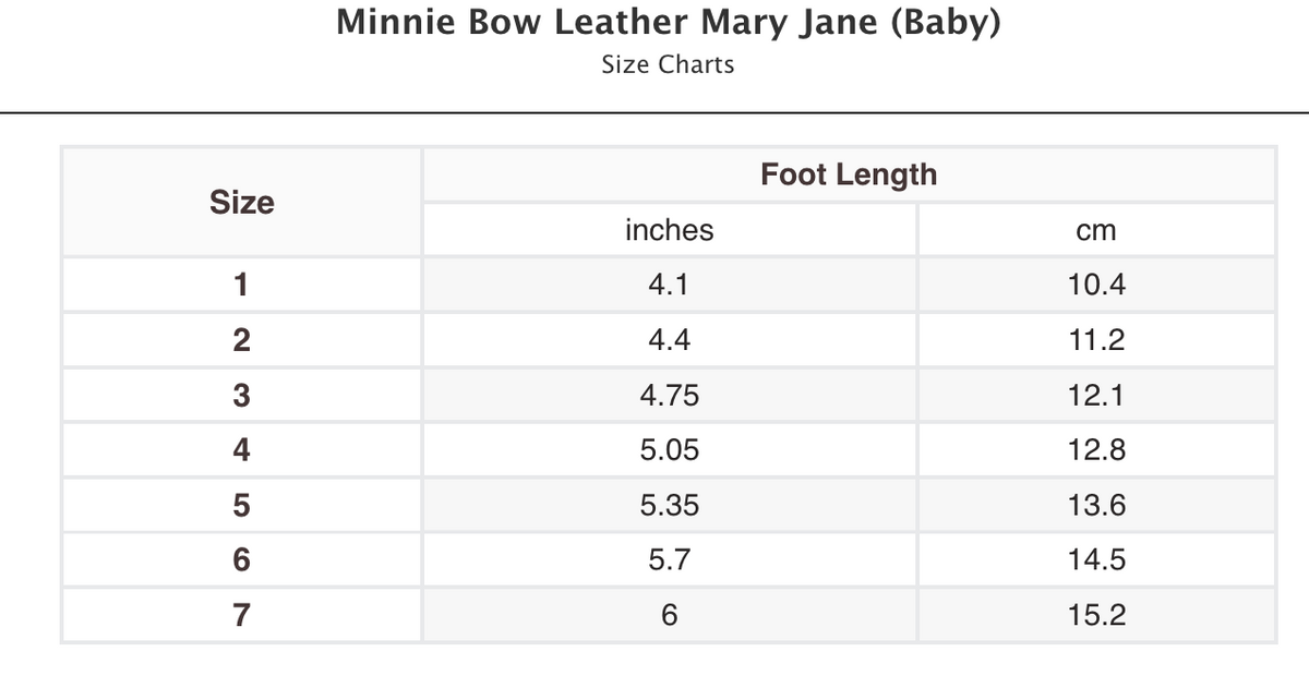 Minnie Bow Leather Mary Jane (Baby)